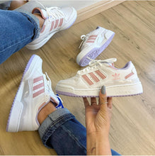 Carregar imagem no visualizador da galeria, Tênis Adidas Forum Low - Branco/Rose
