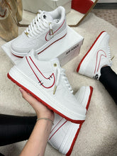 Carregar imagem no visualizador da galeria, Tênis Nike Air Force - Branco/Vermelho
