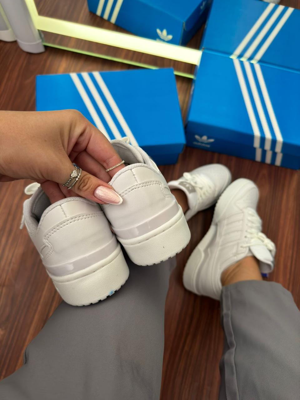 Tênis Adidas Forum Low  - Branco