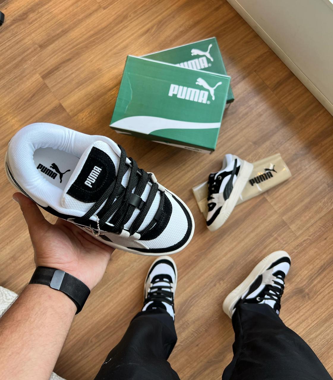 Tênis Puma 180 - Branco/Preto