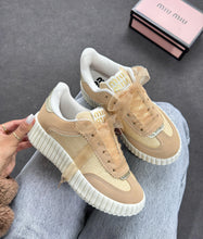 Carregar imagem no visualizador da galeria, Tênis Casual Quenz Miu Miu – Bege
