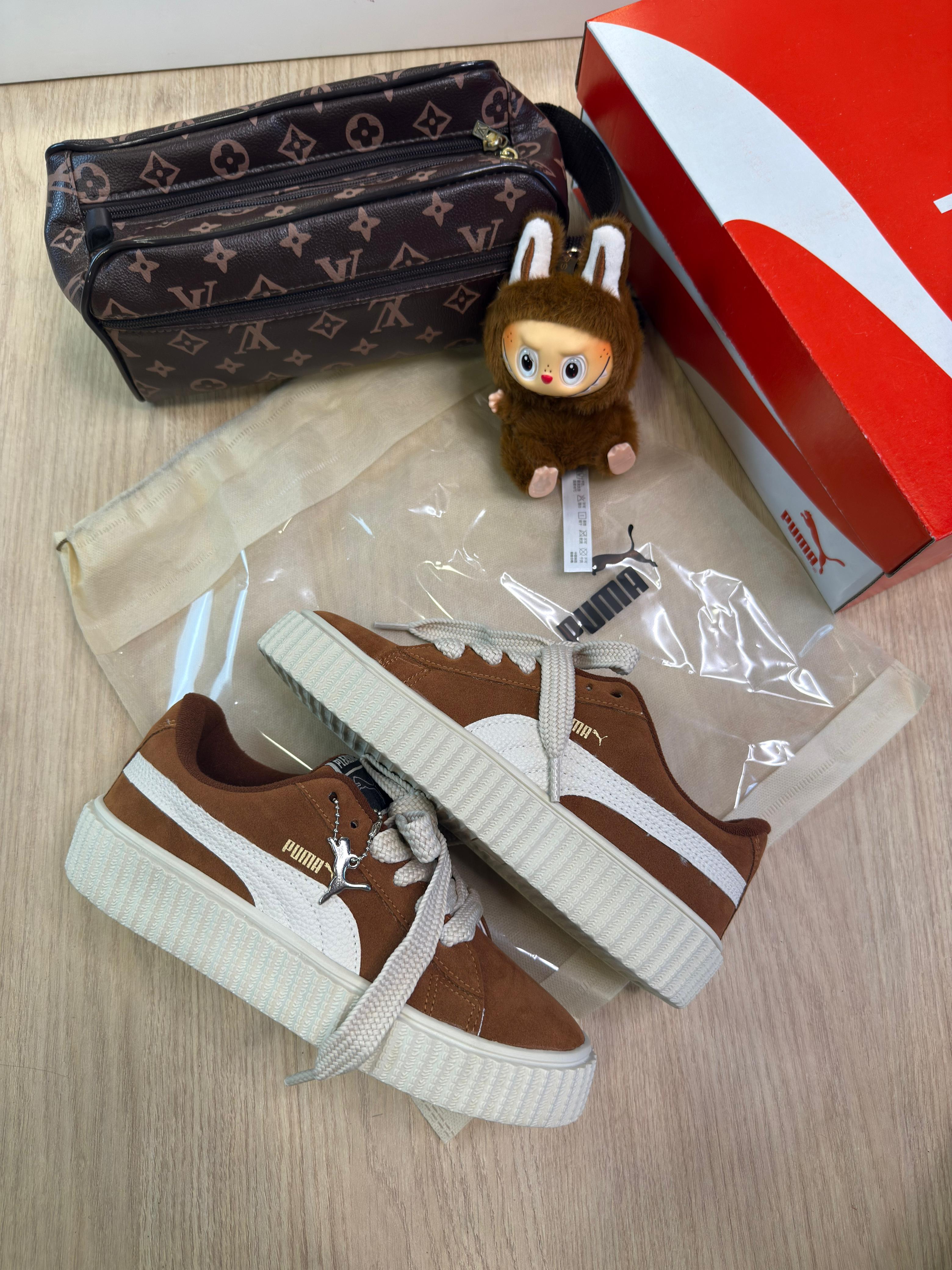 Puma Suede Plataforma - Caramelo